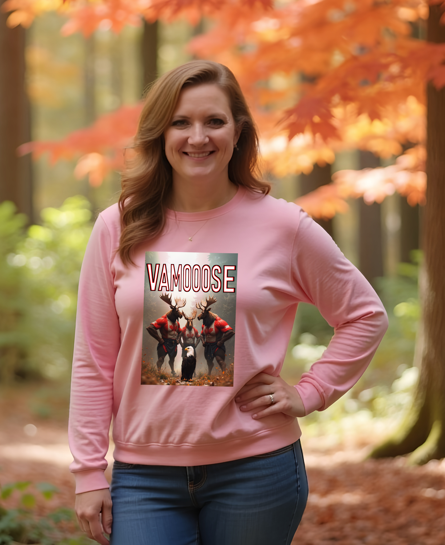 VAMOOSE. Unisex Cotton Sweatshirt.