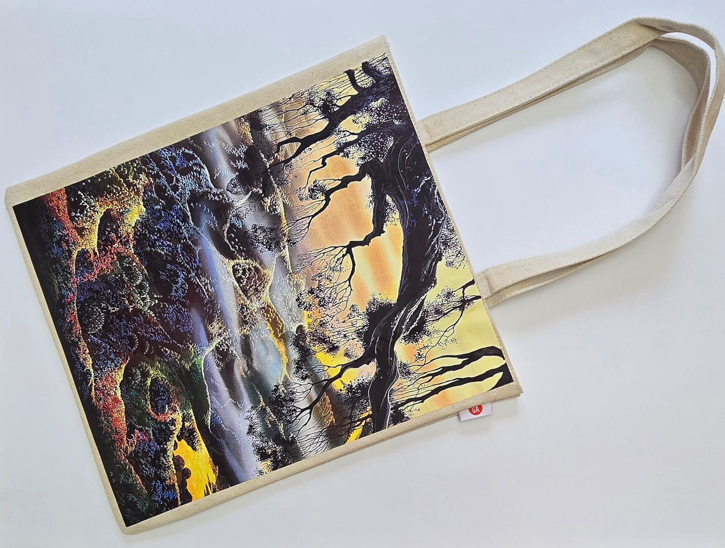 Zippered inside pocket Canvas Art Bags