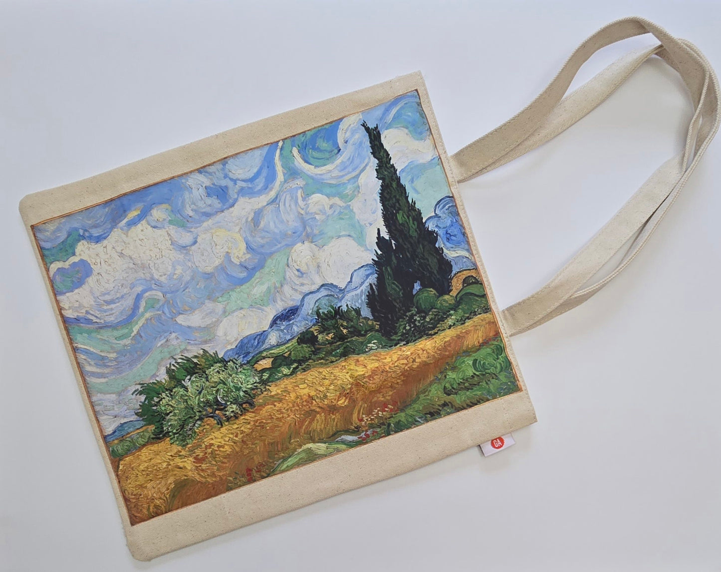 Zippered inside pocket Canvas Art Bags