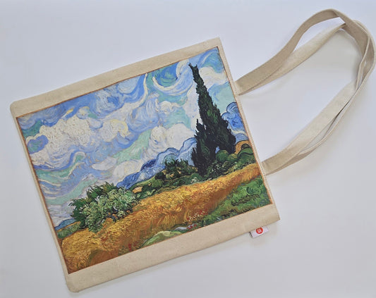 Zippered inside pocket Canvas Art Bags