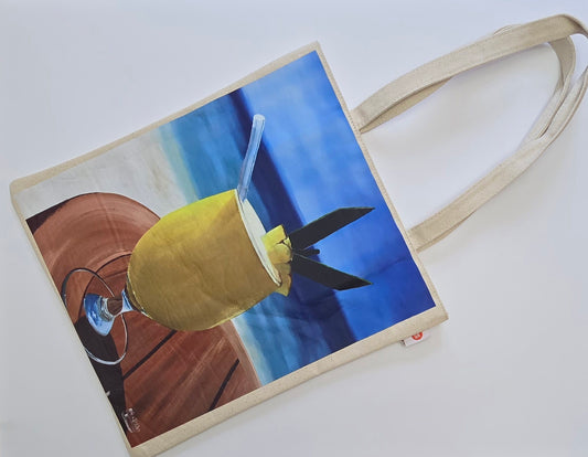 Zippered inside pocket Canvas Art Bags
