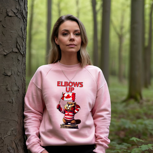 Elbows Up Beaver Sweatshirt